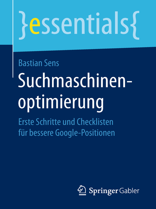 Title details for Suchmaschinenoptimierung by Bastian Sens - Available